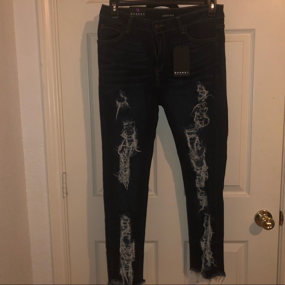Fashion Nova ripped jeans
